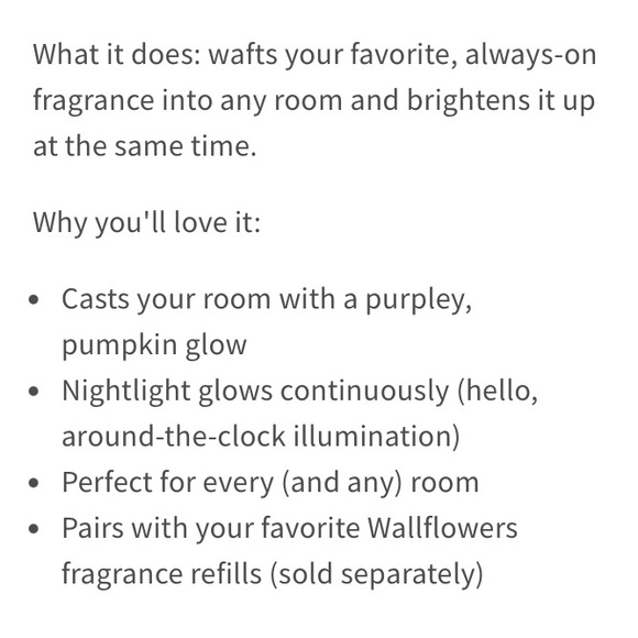 🎃Jack O'Lantern Nightlight🎃Wallflowers Fragrance Plug, BBW, NEW & SEALED w/TAG - Picture 10 of 10